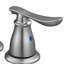 Double Handle Bathroom Sink Faucet with Drainer-154656675