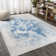 Dune Modern Abstract Cream/Blue Rug