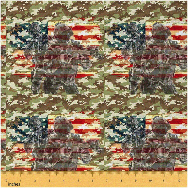 Military Camouflage Fabric Waterproof 3 Yards