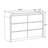 Curved Edge 47.24" Width MDF 6-Drawer Dresser Storage Accent Chest-1837896734