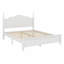 Structure de lit plateforme en bois, lit plateforme de style rétro avec support en lattes de bois-735354448