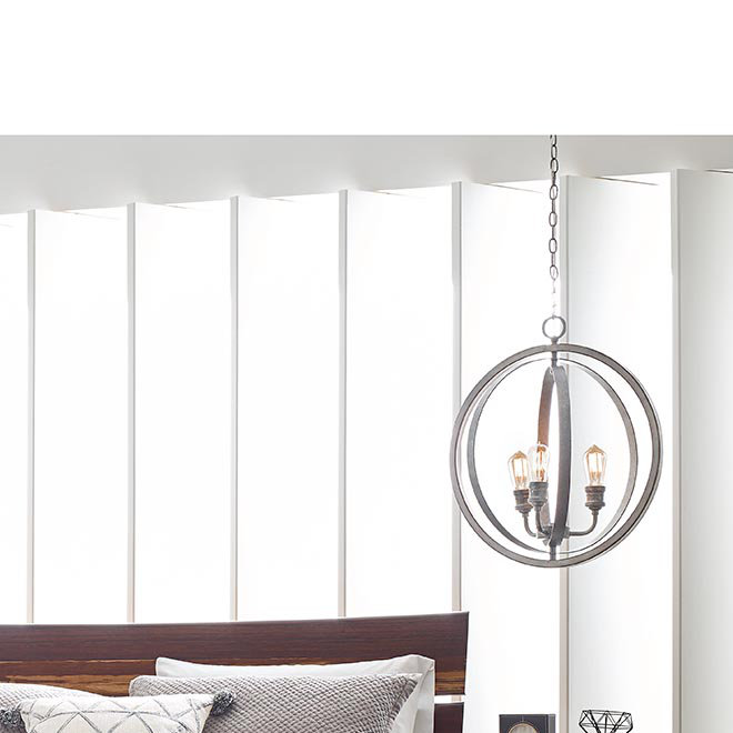 Mccurley 1 - Light Galvanized Single Pendant, Galvanized