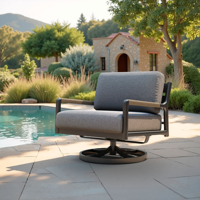 Chaise pivotante Rosabel Koleso - gris