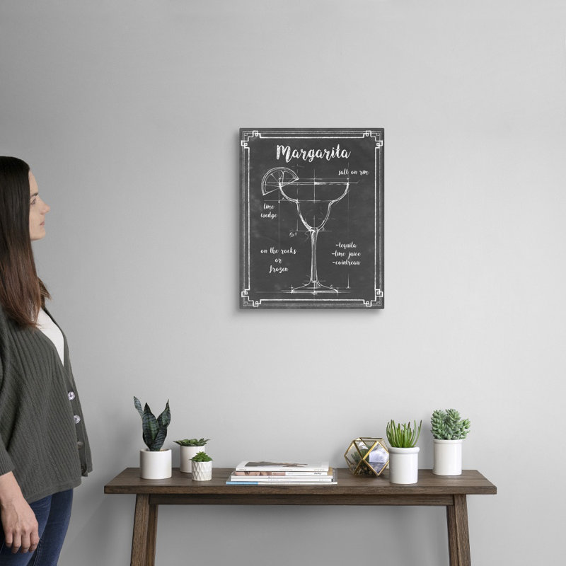 Mixology VI - Impression sur toile, Toile tendue, H 20 po x l 16 po x P 1,25 po