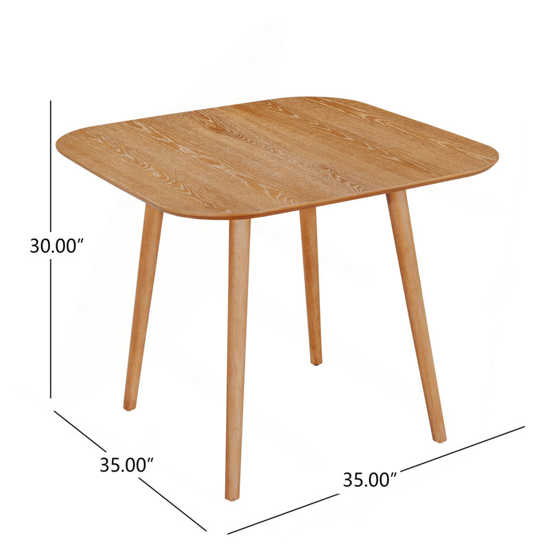 SQUARE DINNING TABLE, Natural