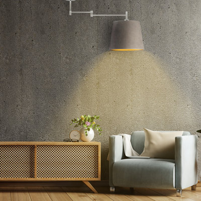 Dumbarton Fabric Semi Flush Mount