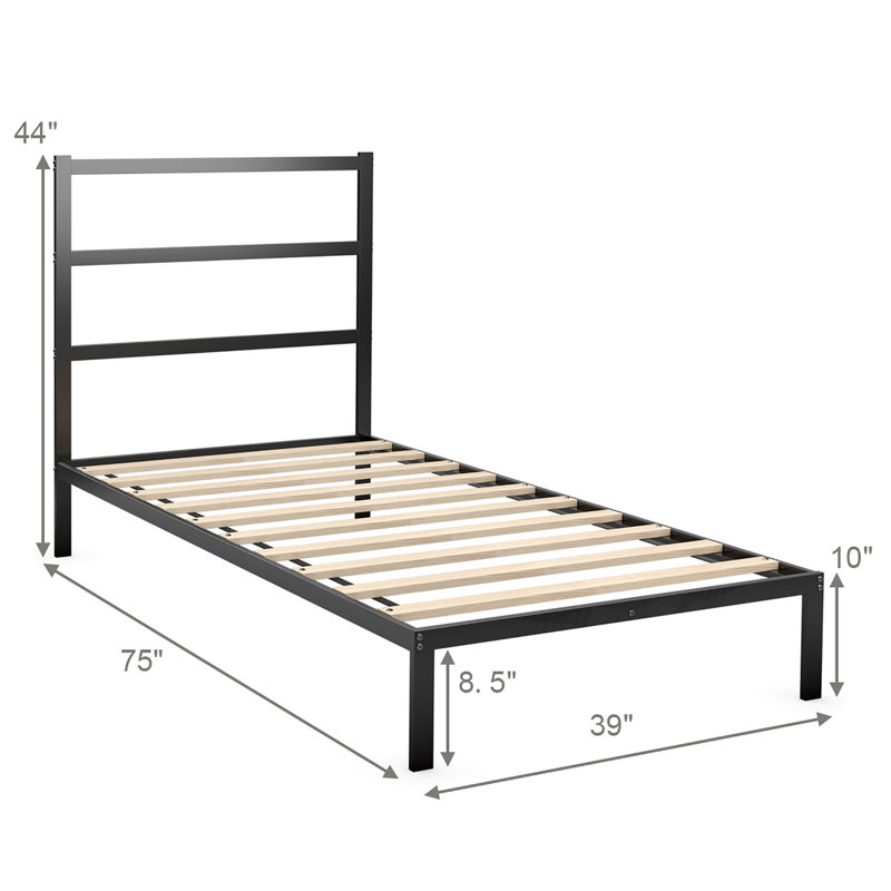 Lit plateforme, Simple