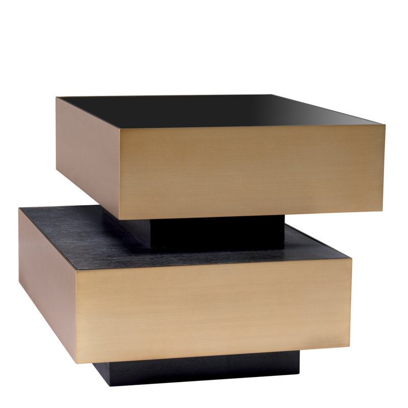 Shelton Glass Top End Table