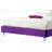 Transitional Purple Upholstered Full Bed