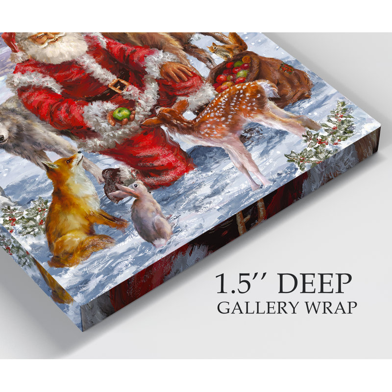 Winter Break - reproduction sur toile tendue, H 12 po x l 8 po x P 1 po