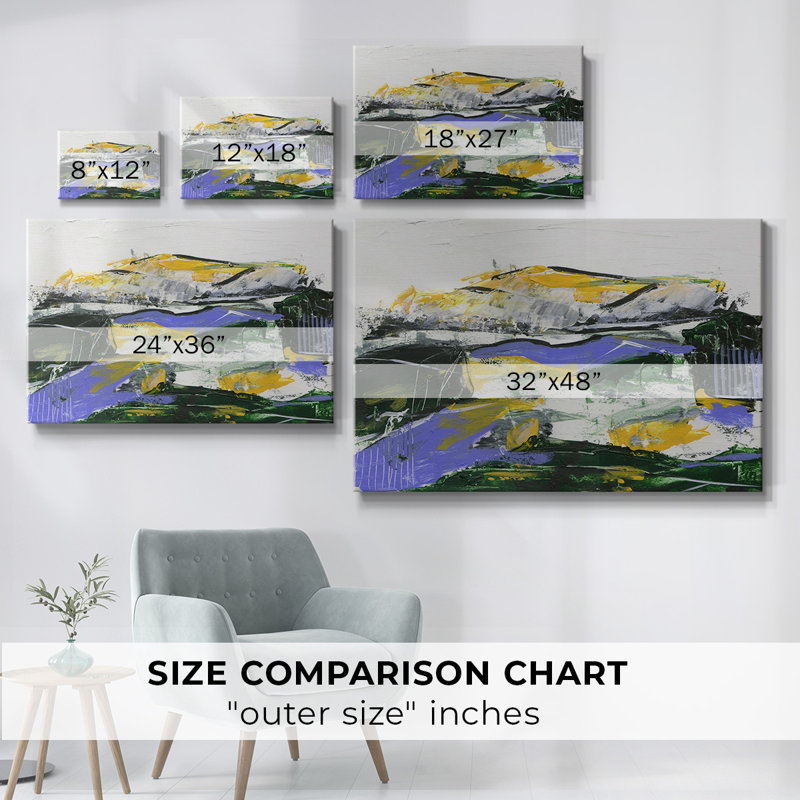Silent Mountain I-Gallery Wrapped Canvas, 12" H x 18" W