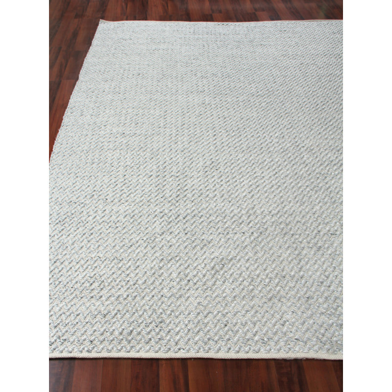 Rialto Chevron Area Rug in Light Gray, Rectangle 14' x 18'