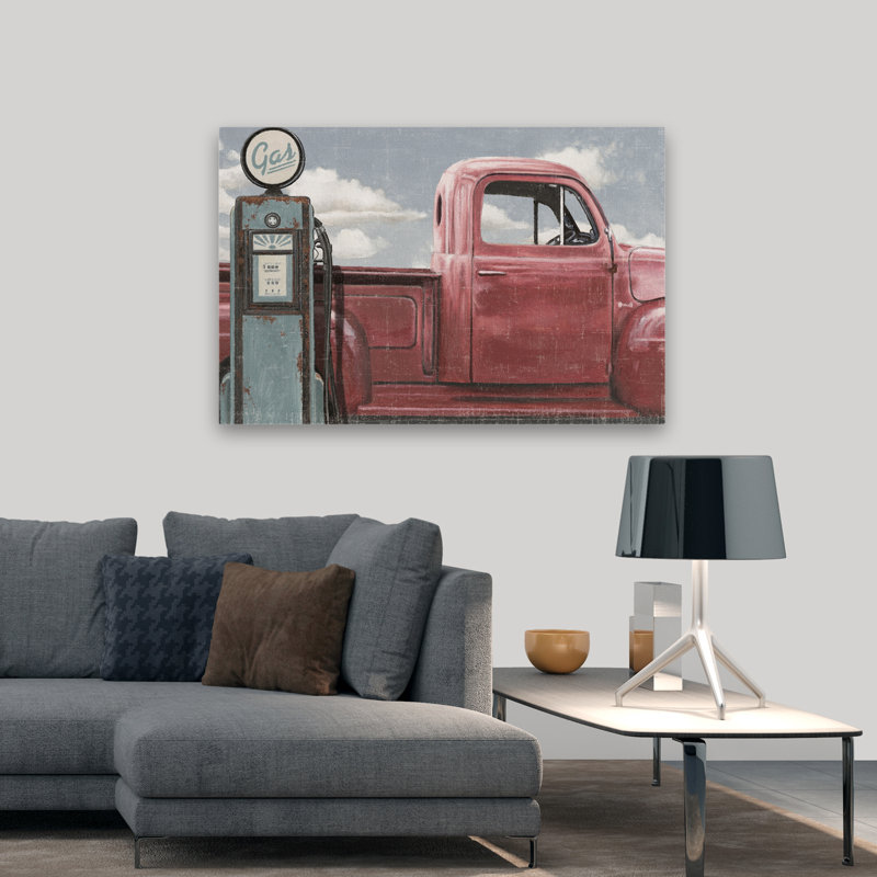 Camion rétro rétro et contemporain I, H 48 po x l 32 po