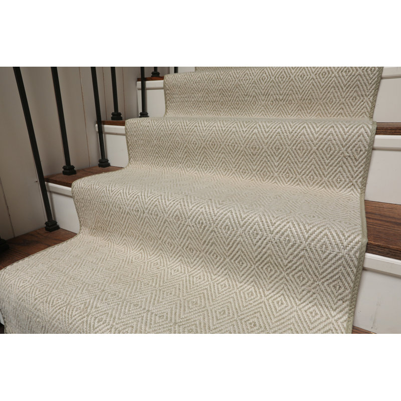 Tapis de couloir en laine fait à la main sur mesure de 31 pouces de large jusqu'à 40 pieds