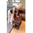 Mobile Solid Oak Lift Top End Table with Storage and Wheels-1797445065