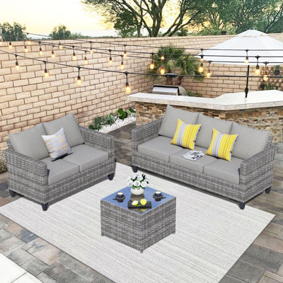 Vandell 5 - Person Outdoor Seating Group with Cushions by Red Barrel Studio