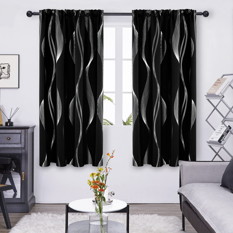 Black, 52" W x 72" L
