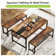 6-Person Dining Set With Sided Drawer