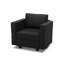 Fauteuil de rangement en simili cuir Colusa-1301448449