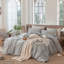 Ensemble de housse de couette à rayures 100% coton lavé MooMee-111721002-112681251