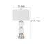 Lampe de table transparente 27,75 po-1398497537