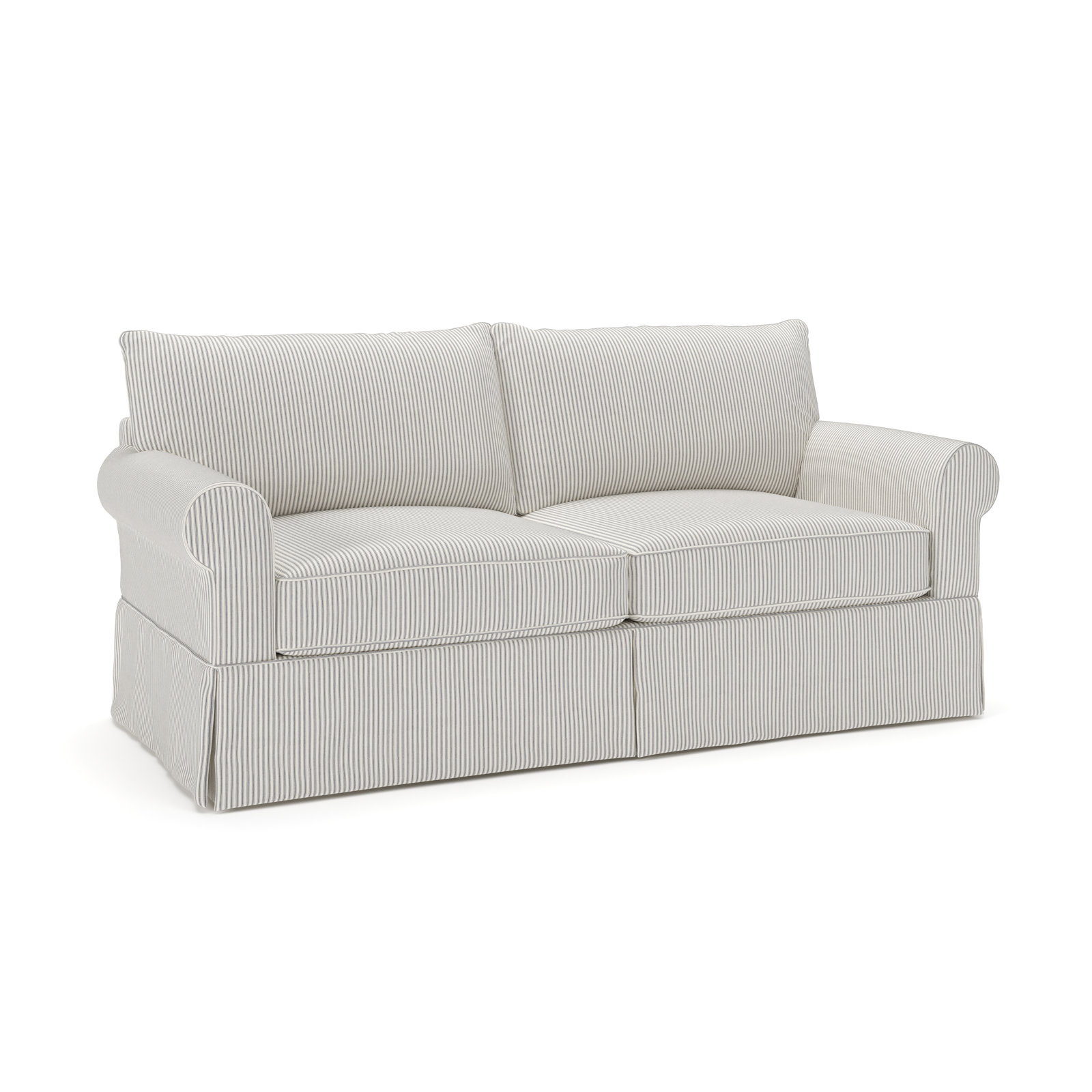 Amari 83'' Slipcovered Sofa, Cruise Adrift Woven Stripe