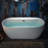 67" x 31.5" Freestanding Soaking Acrylic Bathtub-94318924-100481073