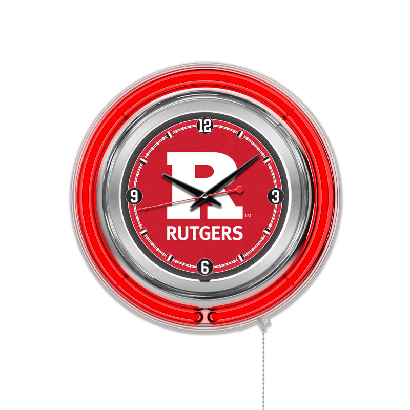 Horloge murale 15 po NCAA, Rutgers