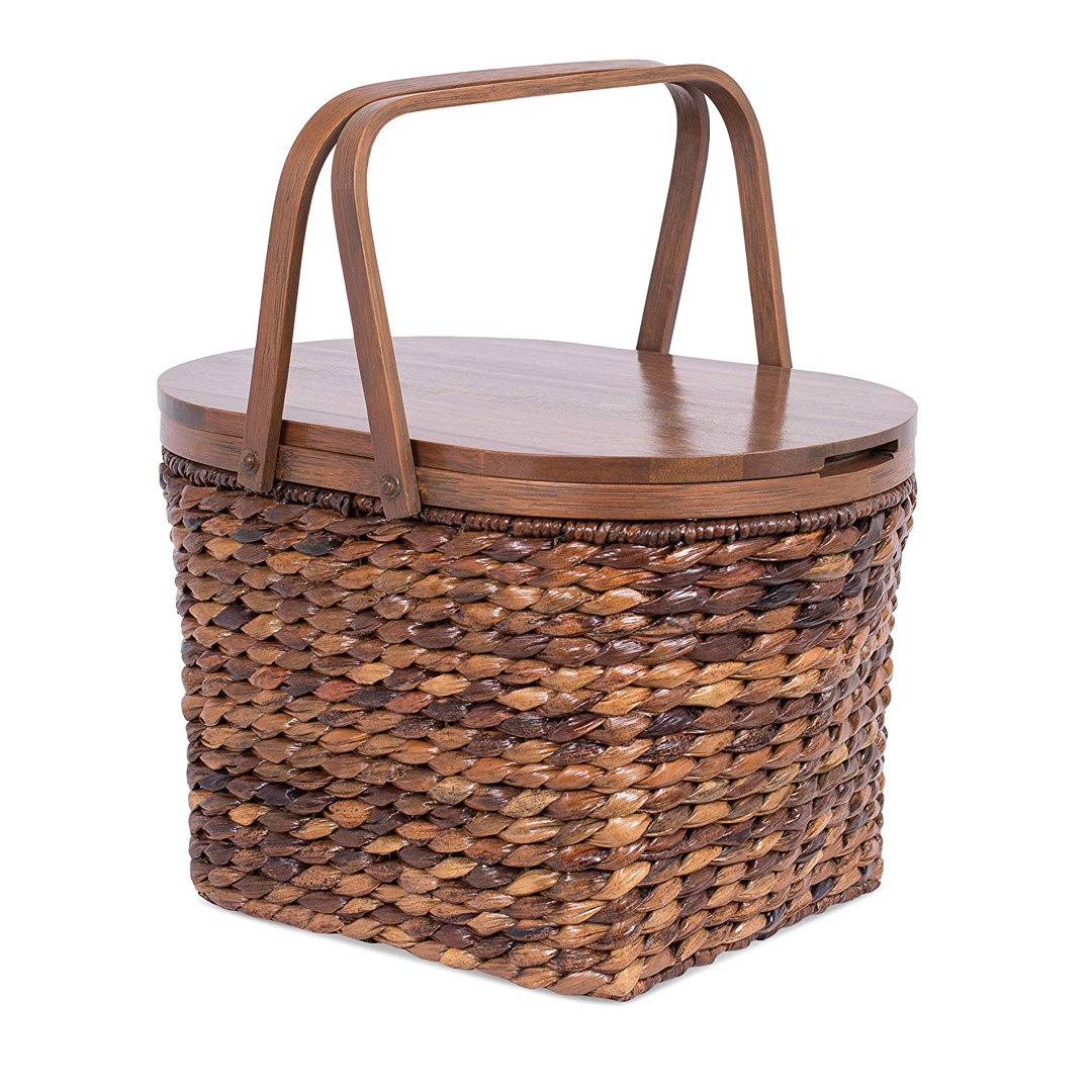 BirdRock Home Wicker Decorative Basket BirdRock Home