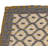 Artisan Hand Loomed Cotton Table Runner - Gray with Yellow Stitching - 18"x96"