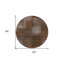 Tapis intérieur rond lavable abstrait ivoire 8 pi