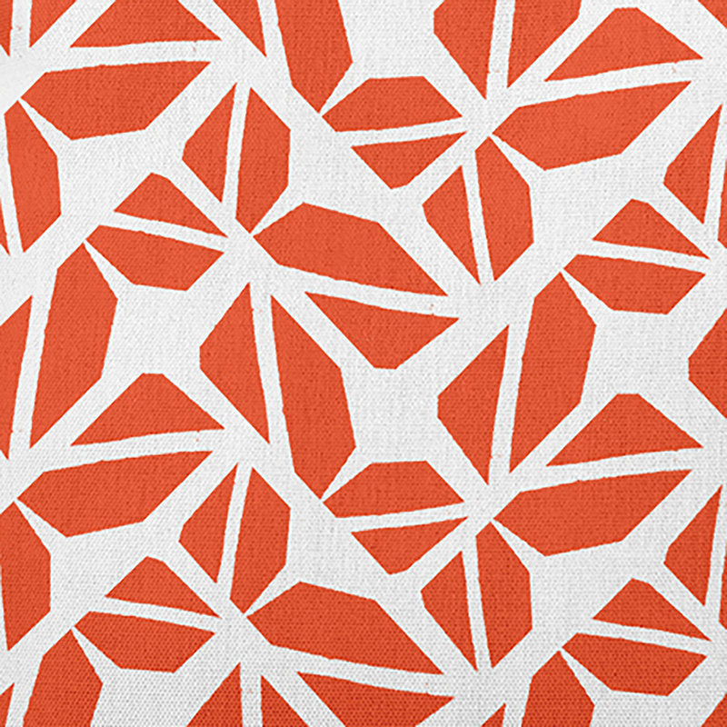 Housse et insert de coussin décoratif en polyester pour intérieur / extérieur E par Design, 16 po x 16 po, Orange récolte