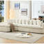 4 Canapé modulaire en forme de L beige avec style ergonomique