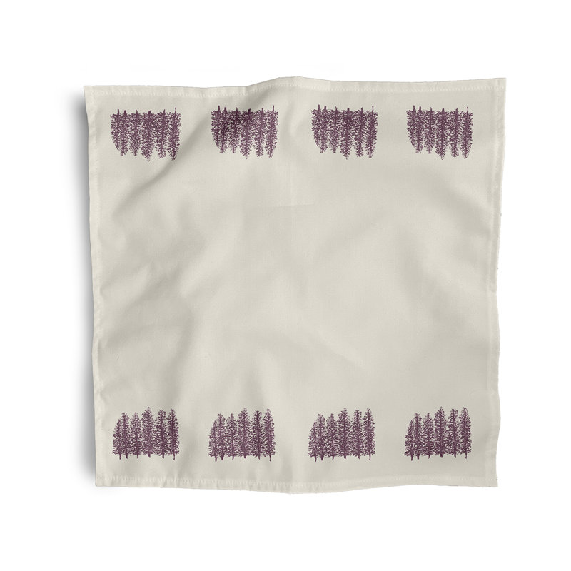 Cinde Through the Woods Napkins, Purple