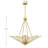 Rivage 4-Light Hubbs in Warm Brass-293880104