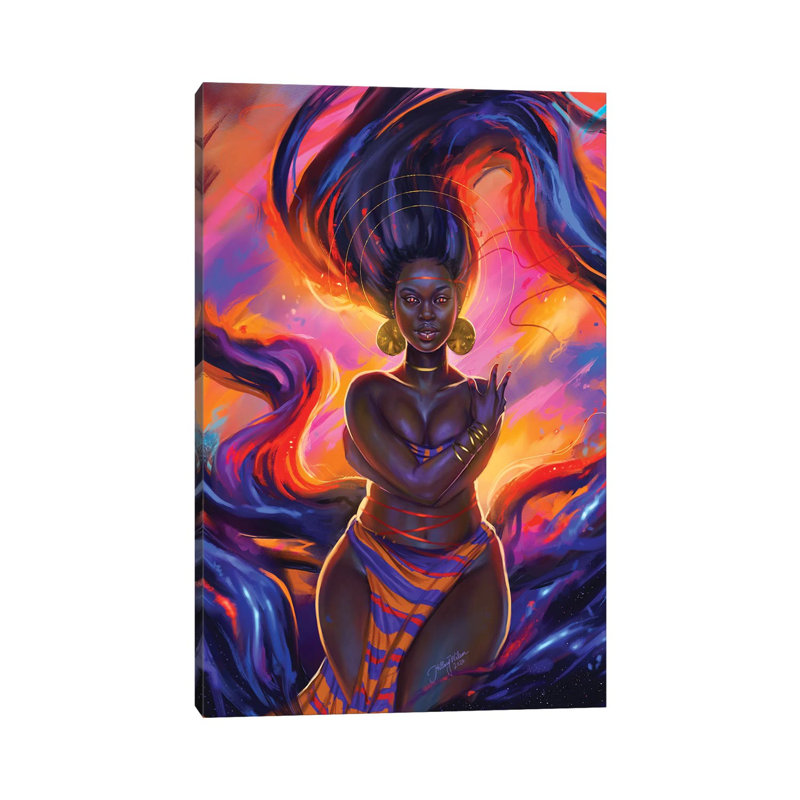 «Of Space and Time» par Hillary D Wilson - impression sur toile tendue, H 26 po x l 18 po x 1,5 po