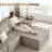 Boneless 137" Oversized Modular Sectional , Combined Sofa Bed Corduroy Fabric Sofa Set For Living Room-194677029