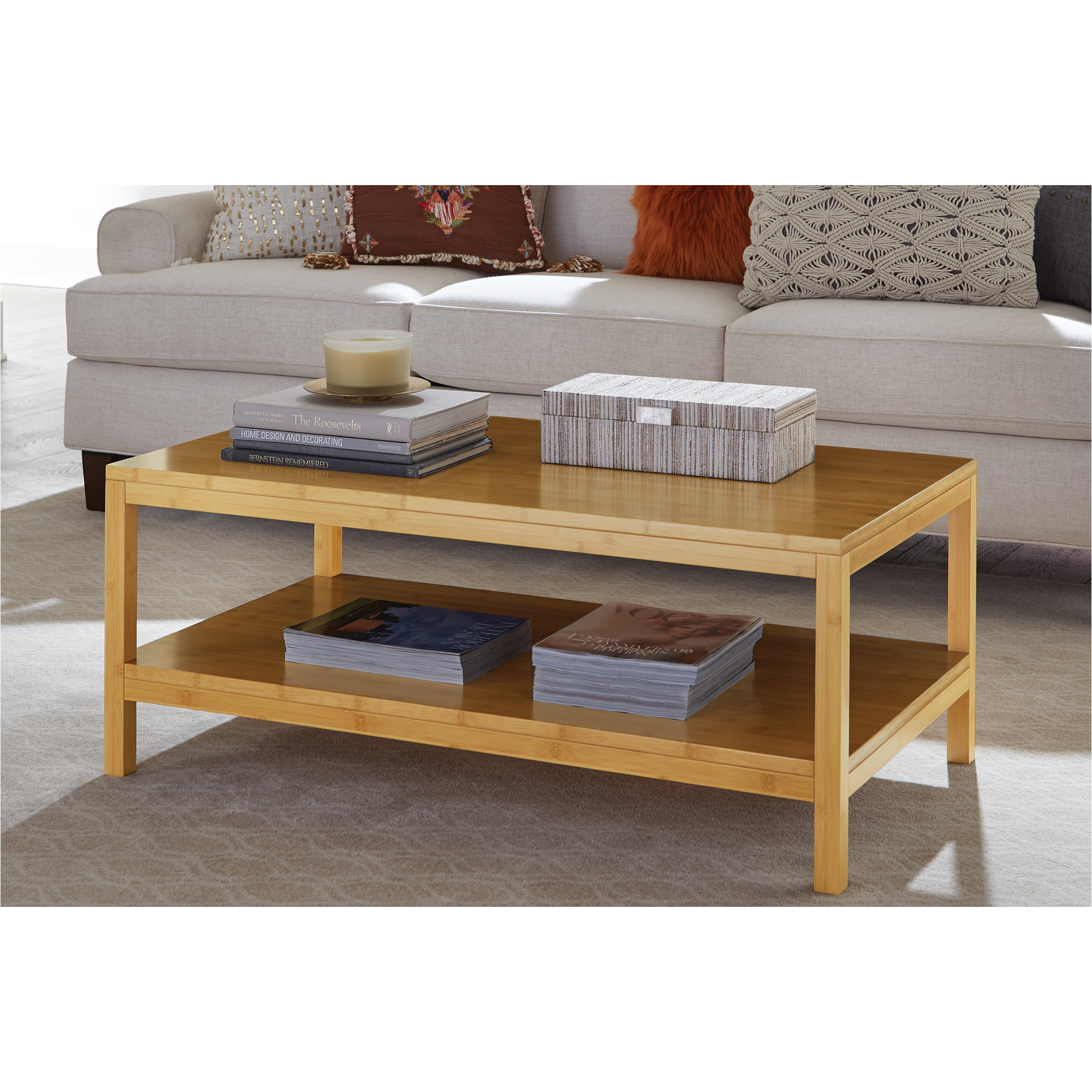 Latitude Run® Lancefield Solid Wood Coffee Table with Storage & Reviews ...
