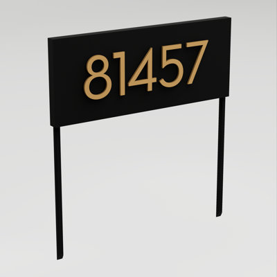 Hi Neighbor Steel Lawn Address Sign