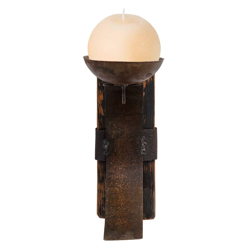Porte-bougie Whiskey Barrel Stave