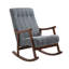 Chaise berçante avec pieds en bois massif-1436762772