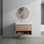 Meuble-lavabo simple 29 po à fixer au mur (lavabo non inclus)