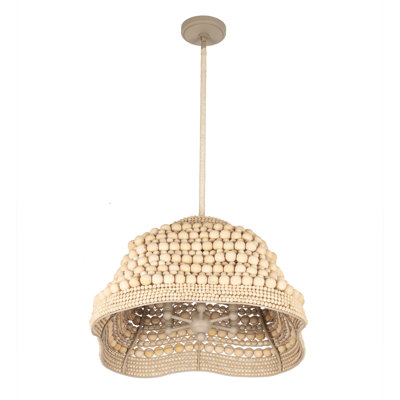 Coaxial 6 LT Jute Pendant Kalco