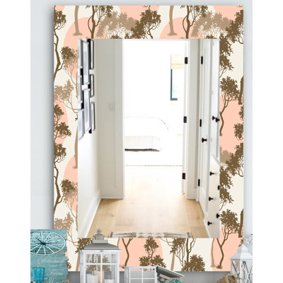 Miroir de salle de bain/meuble-lavabo en bois