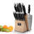 15-Piece VG10 Damascus Knife Set, ABS Handle
