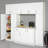 Watse Single 65"H Tall Storage Cabinet with 2 Adjustable Shelves, Ideal for Bathroom, Pantry, Kitchen, Home Office, Laundry Organization, Good for Narrow Spaces 16”W x 65”H x 16”D, White-1233981374