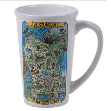 Silver Buffalo Disney Pixar UP Adventure Is Out There Ceramic Camper Mug  | Holds 20 Ounces