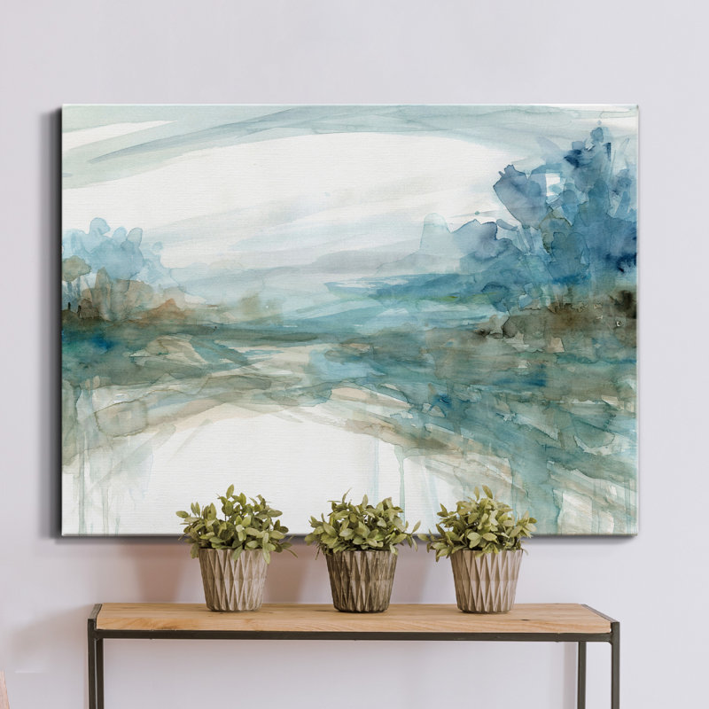 Wateline Treeline - impression sur toile tendue, H 48 po x l 32 po x P 1 po