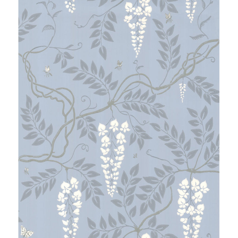 Anthology Egerton Floral Wallpaper Roll, Blue