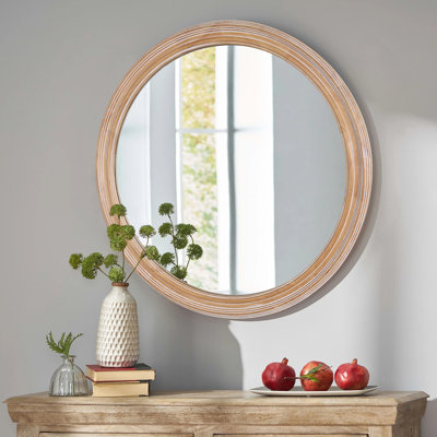 Miroir mural rond 27,5 po pour meuble-lavabo